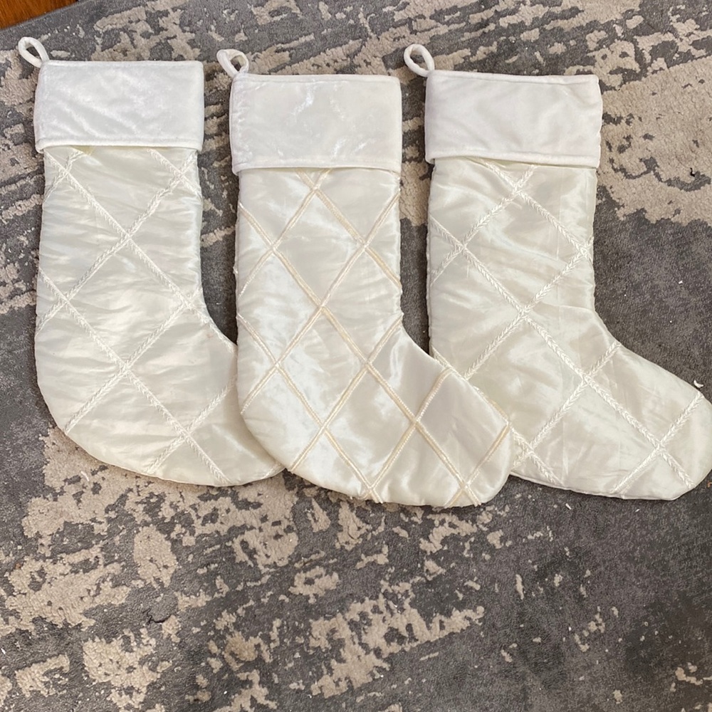 Set of three Christmas Stockings